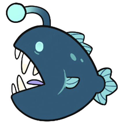 Mini Squishable Anglerfish plush