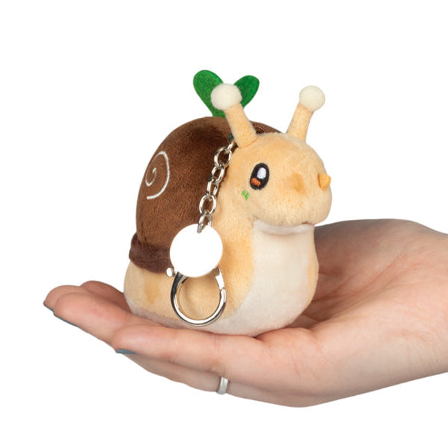 Micro Squishable Garden Snail Keychain