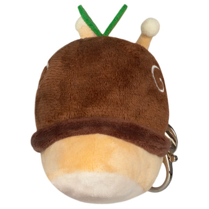 Micro Squishable Garden Snail Keychain back view