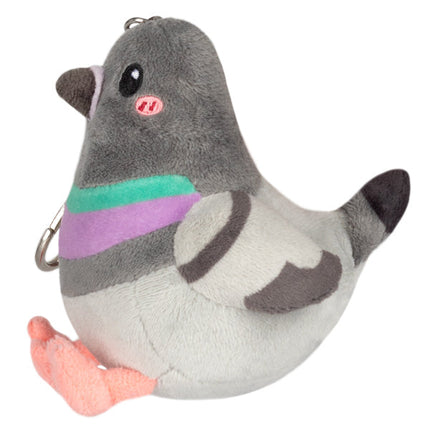 Micro Squishable Pigeon Keychain