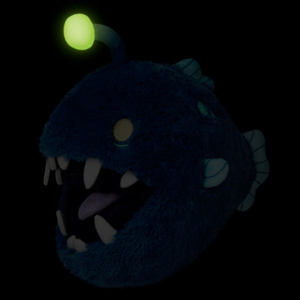 Mini Squishable Anglerfish plush glow view