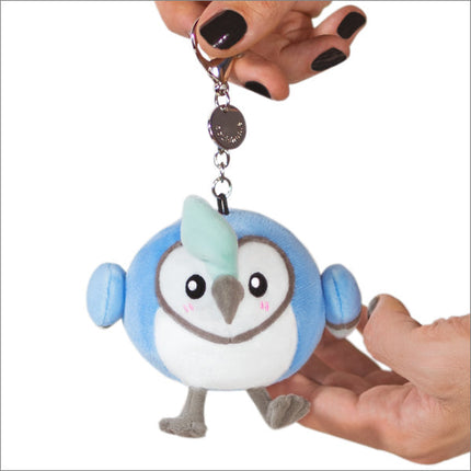 Micro Squishable Blue Jay Keychain