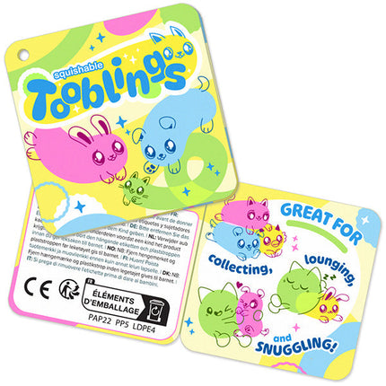 Toobling Strawberry Sandwich Bunny tag